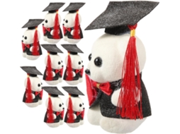 Conjunto De 10 Mini Ursos Formatura Em Espuma Plástica, Na Cor