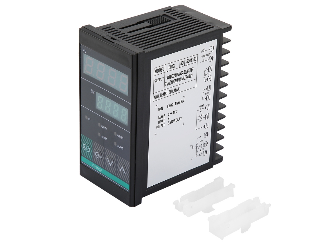 Controlador De Temperatura Digital Rex-ch402 Com Saída Relay/ssr E Função De Alarme