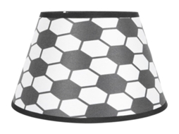 Lurelia Abajur De Tecido Moderno Vintage, Para Candeeiro De Mesa E Chão, Branco, Preto, 17x13x8 Cm