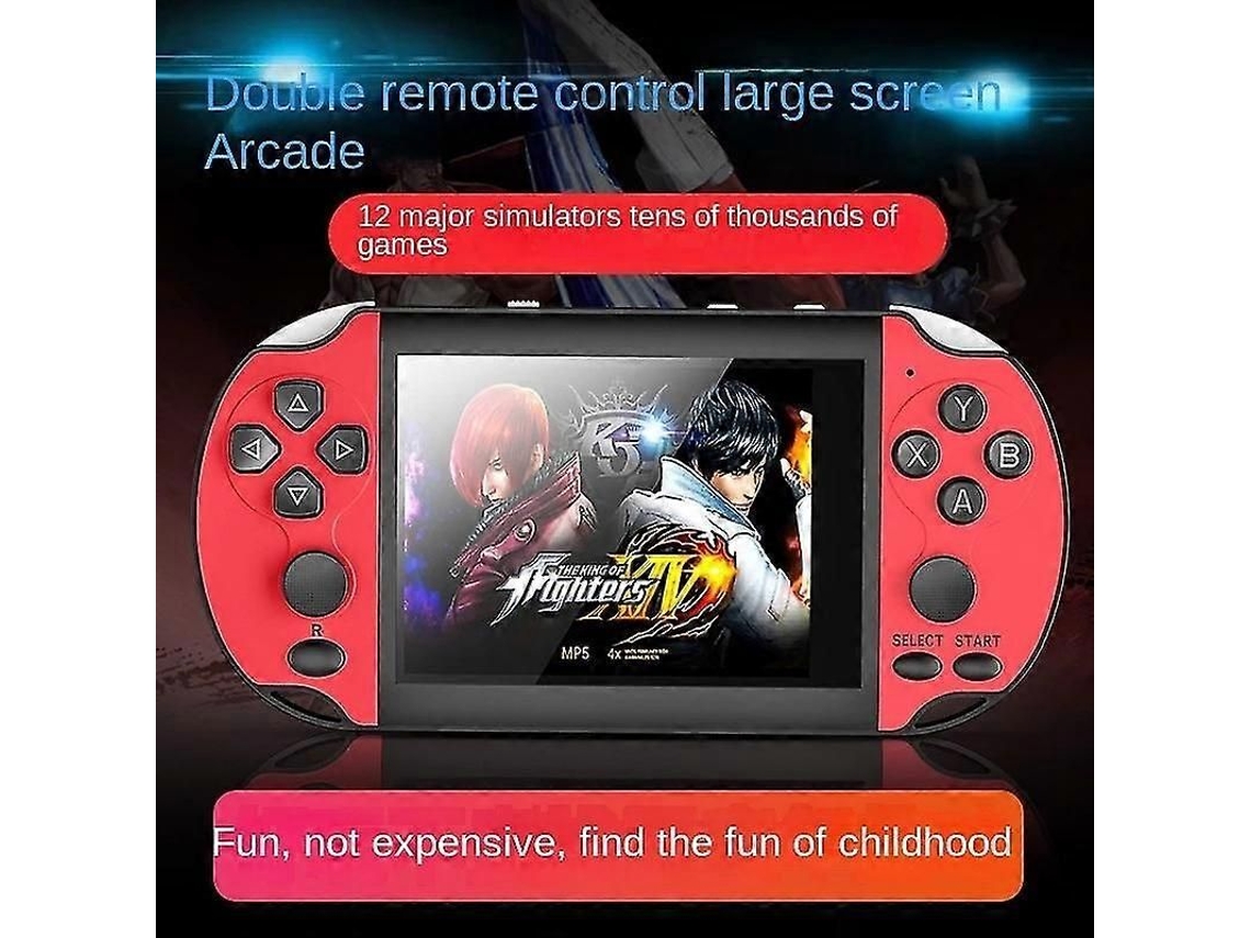 Mini Console de Jogos Retrô Hd com Tela Grande 3,5 Polegadas, Ideal para Presentear Crianças. GOKOCO