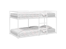 Vidaxl Beliche Sem Colchão 100x190 Cm Aço Branco