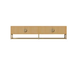 Conjunto de Mesa e Cadeiras para 6 Pessoas Vidro Temperado Madeira S/MARCA