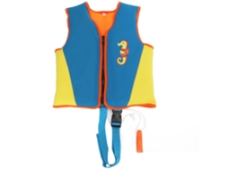 Jaqueta de Neoprene Infantil Azul para Rafting Piscina e Praia