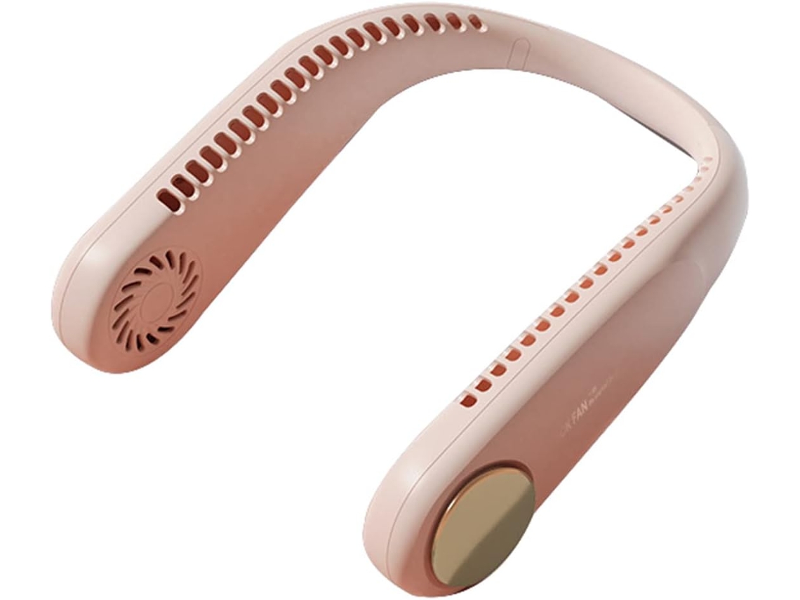 USB mini ventilador de pescoço portátil, 1600m, uso doméstico e externo