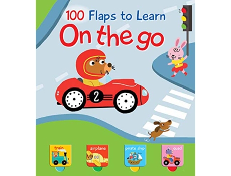 Livro ON THE GO 100 FLAPS TO LEARN de Yoyo Books (Inglês - Capa Dura)