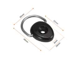 10pcs Anéis D Ovale Para Kayak Com Parafusos Kit De Fixação Acessórios Para Barco Canoa Pesca