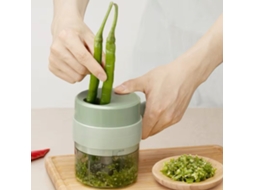 Conjunto De Cortadores Elétricos De Legumes 4 Em 1 - Picador De Alho Elétrico Sem Fio Sunny Spaces