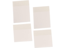 Conjunto com 3 blocos de notas transparentes - adesivos autocolantes