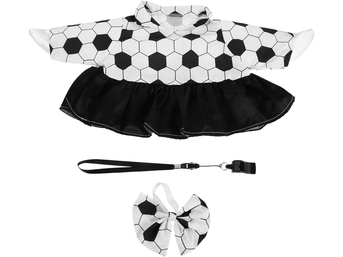 Kichouse 1 Kit de Fantasia de Ganso para Futebol Americano com Apito e Gravata Borboleta Roupa de Futebol Americano CHABERLU