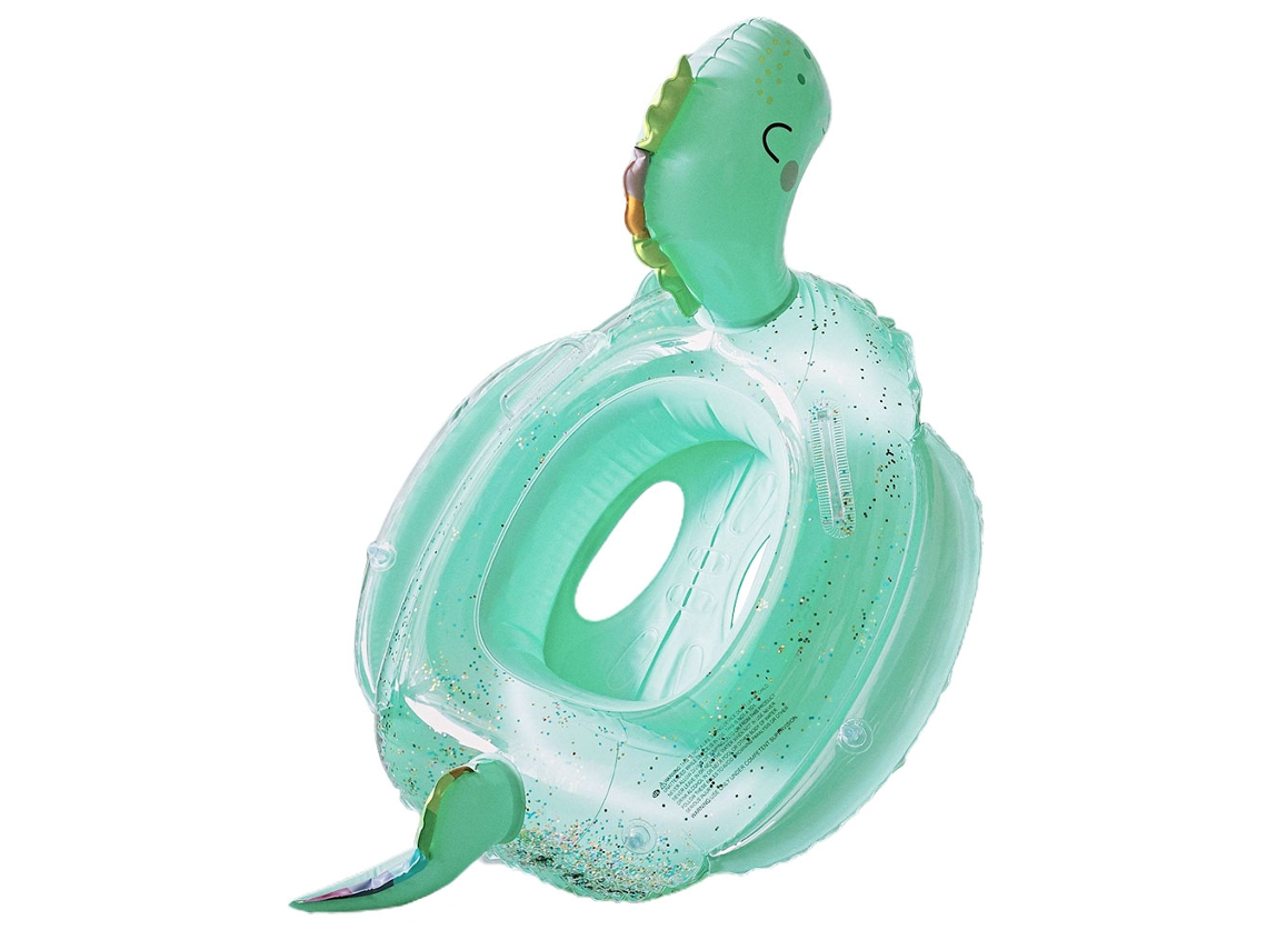 Aro Flutuante Dinossauro com Assento Infantil para Piscina