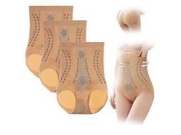 2026 3 Peças de Mieder com Tecnologia de Íons para Modelagem Corporal, Levanta Glúteos, Controle Abdominal e Tesoura Vaginal Graphene