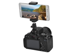 Suporte para celular com clipe, adaptador para tripé com cabeça esférica de 360° para iPhone e Samsung LAXISCREED