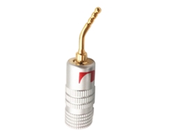 Conector Banana LAXISCREED Ouro 2mm Cobre Puro
