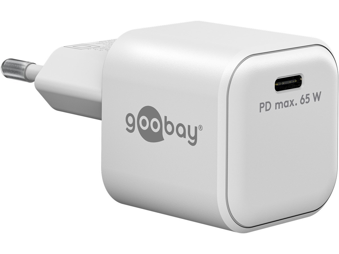 Goobay 65370 Mobile Device Charger Headphones, Laptop, Smartphone, Tablet White Ac Fast Charging Indoor
