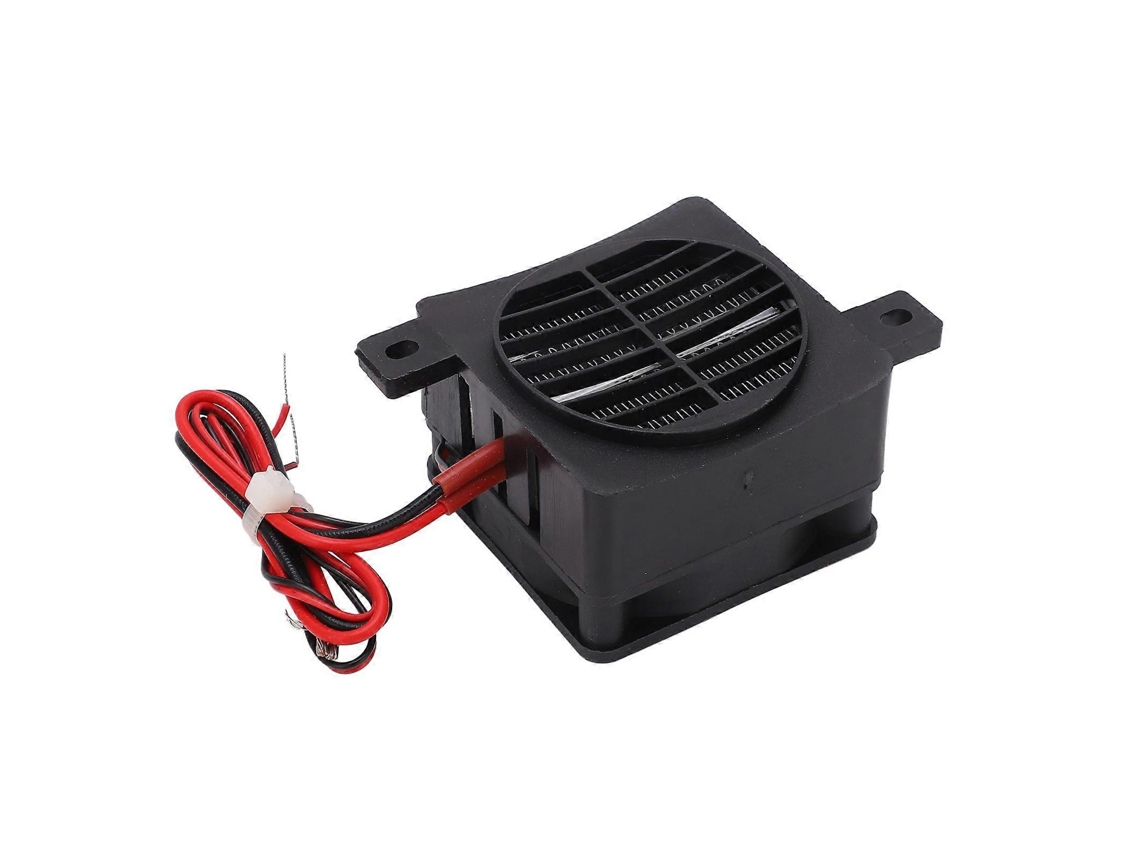 Calentador de Aire Cerámico Ptc Mini 12v 50w Con Termostato para Espacios Pequeños, Diseño Compacto Y Resistente Al Calor S/MARCA