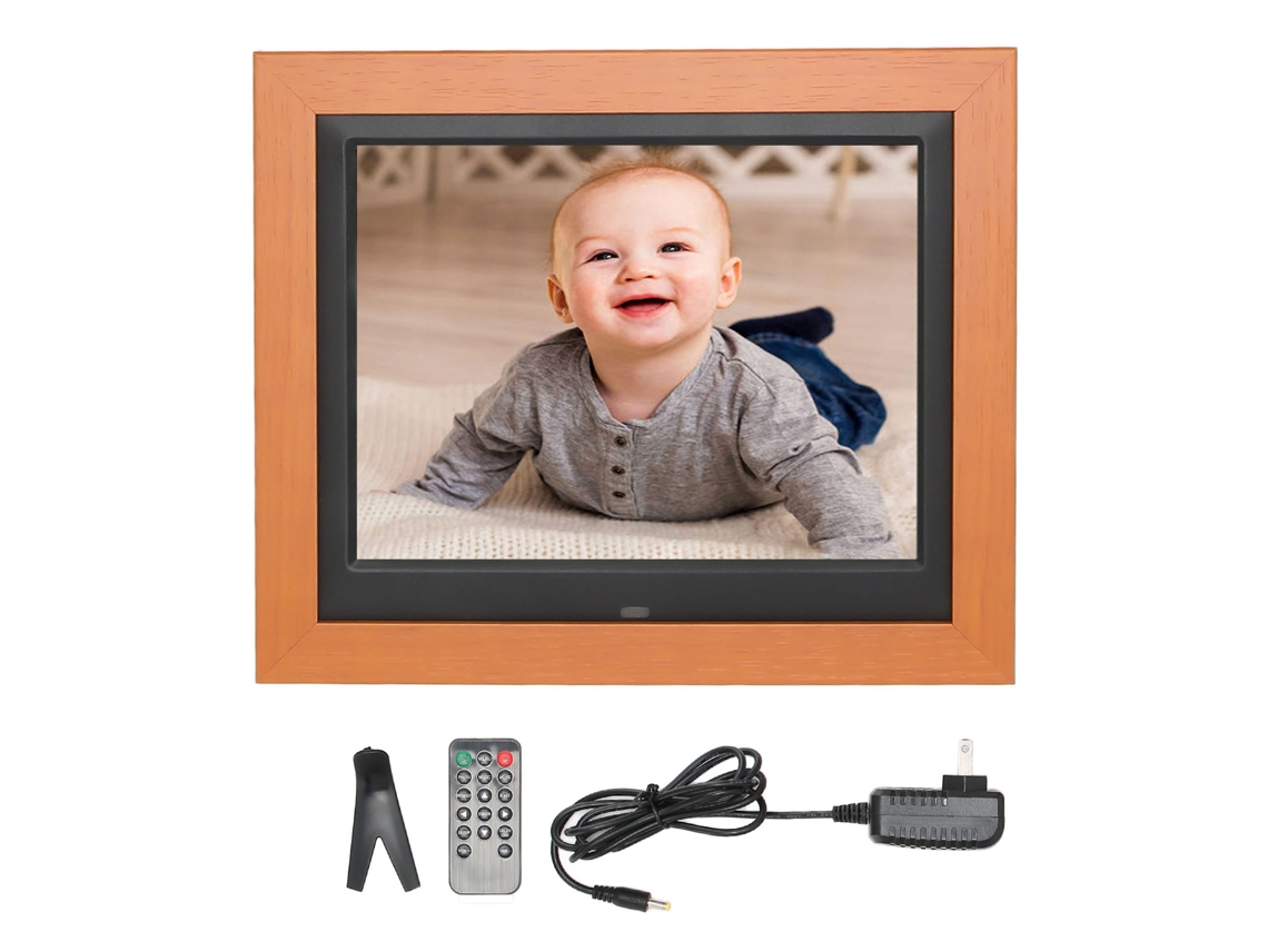 Quadro de Fotos Digital EOOCOO tela IPS HD 8,7 polegadas, reprodução de vídeo, certificação CE FCC ROHS