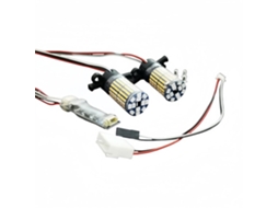 Luzes Cauda Duplas qtmodel V3 Motores Inrunner 70 Mm, 80 Mm E 90 Mm, Com Ventoinha Canalizada E Sistema Edf (flutuador Ar Comprimido), Aviões Rc.
