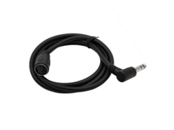 Cabo adaptador de áudio estéreo MIDI DIN de 6,35 mm (1/4 macho) para 5 pinos (fêmea), 150 cm, Slowmoose