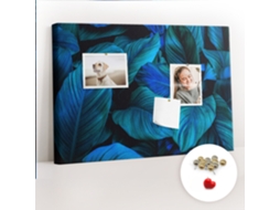 Lousa De Cortiça Natureza Tropical Para O Escritório Espelharte (60x40 Cm)