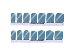 14pcs Adesivo De Unha Autoadesivo Diy Glitter Estilo Faixa De Esmalte De Unha Envolvente Completa Decal(03)