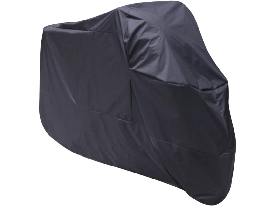 Capa Impermeável E Resistente Ao Sol Para Motocicleta - Proteção Contra Chuva, Neve E Raios Uv - Preta