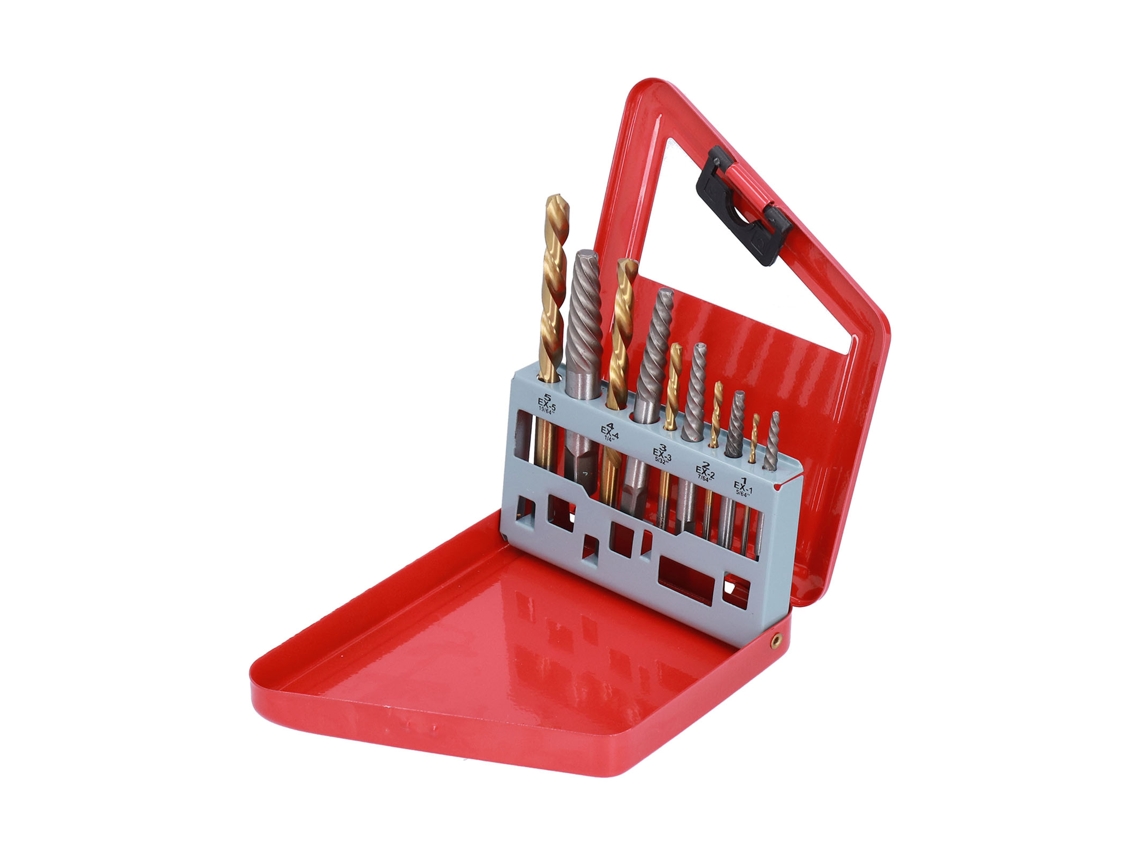 Laxiscreed Extractor De Parafusos Com Brocas Para Remoção De Parafusos Danificados Em Hss