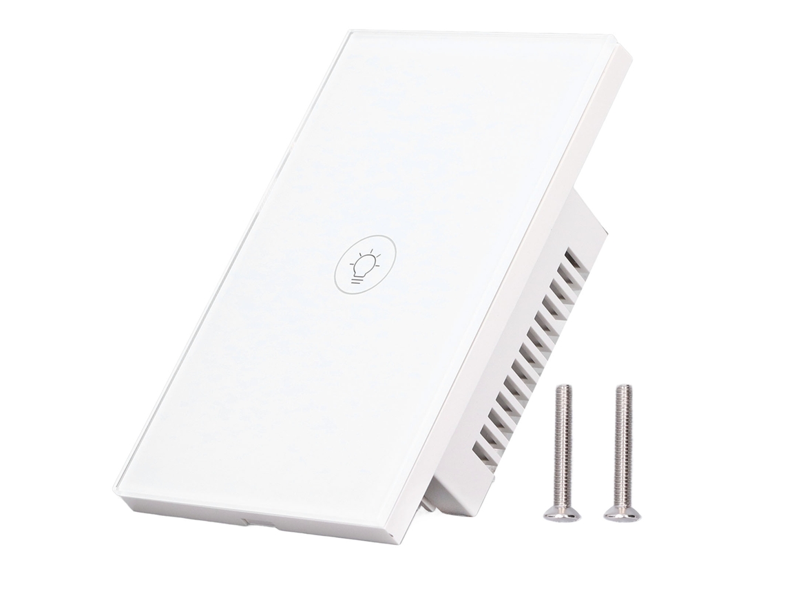 2026 interruptor Inteligente Regulável de Luz com Função de Temporizador de 1 Vía Touch para Controle por App Tuya Zigbee