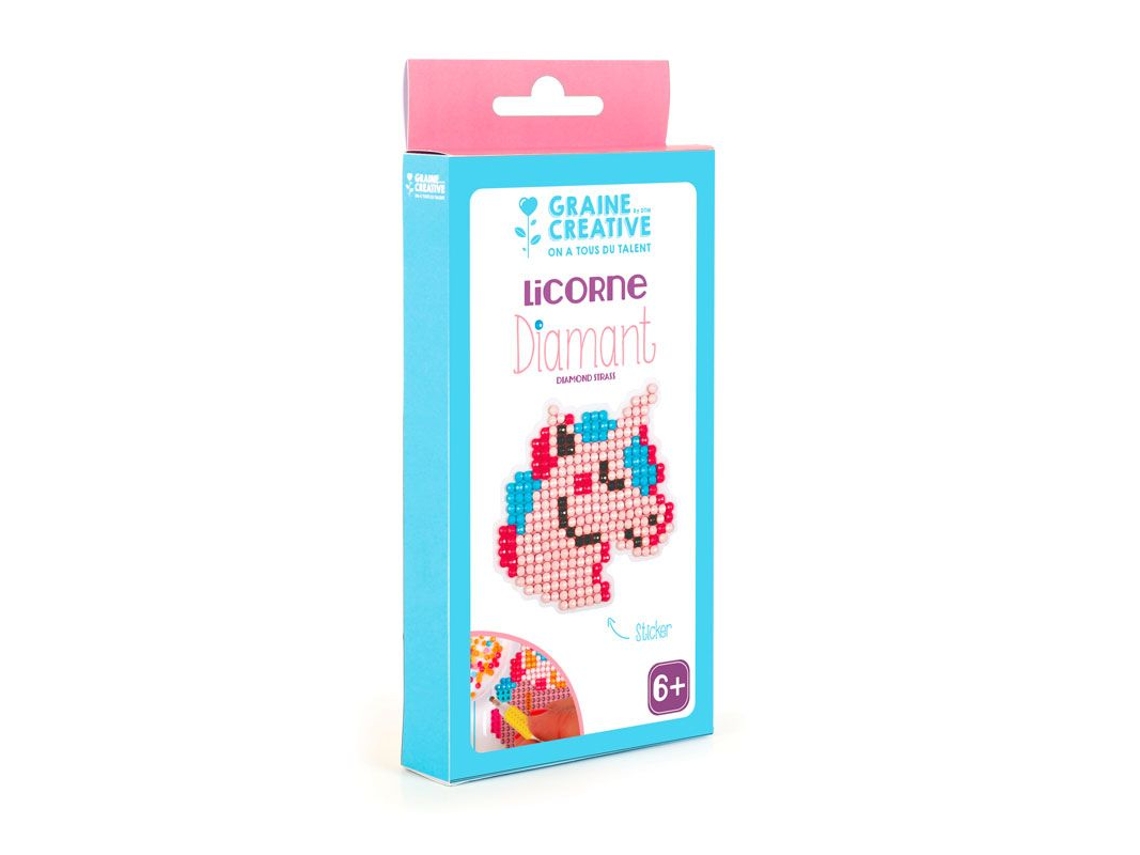 Kit de Pintura Con Diamantes Unicornio GRAINE CRÉATIVE