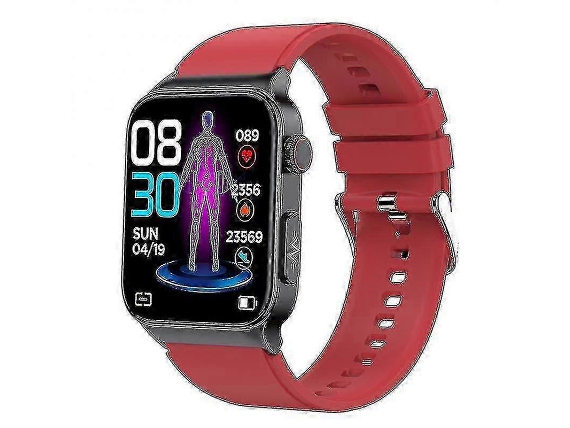 Relógio inteligente E500 para diabéticos com VFC, ECG/PPG, monitor de glicose e pressão arterial, Ly Ebike