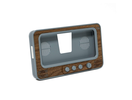 Suporte Realista Para Celular, Suporte Portátil Universal Estilo Retrô Em Formato De Tv Para Celular