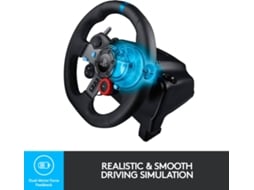 Volante + Pedais LOGITECH G29 Driving Forceracing (Multiplataforma - Preto)