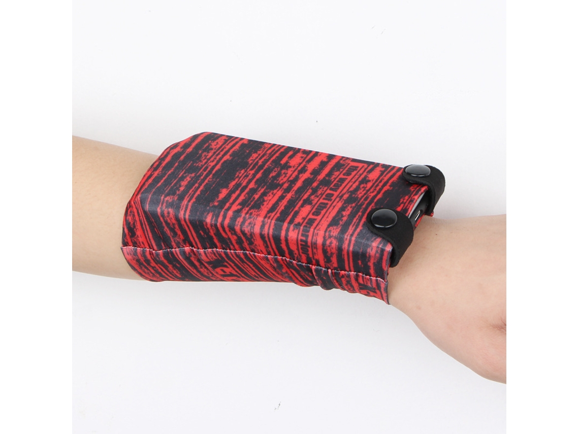 Braçadeira Universal Para Celular (vermelha), Ideal Para Corrida, Caminhada, Academia E Outros Esportes. Perfeita Para Adultos, Homens E Mulheres. Com