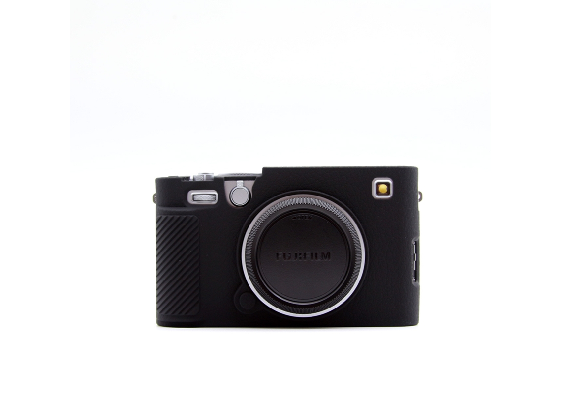 Capa para Fujifilm X e5 Acessórios de Silicone para Câmera com Estampa de Lichia CUICH (preto)
