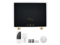 Aquecedor de água elétrico instantâneo sem reservatório com painel remoto, 3000w LAXISCREED
