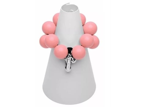 Pulseira Ballsmania B116 17 1928 Resina Elástica Rosa