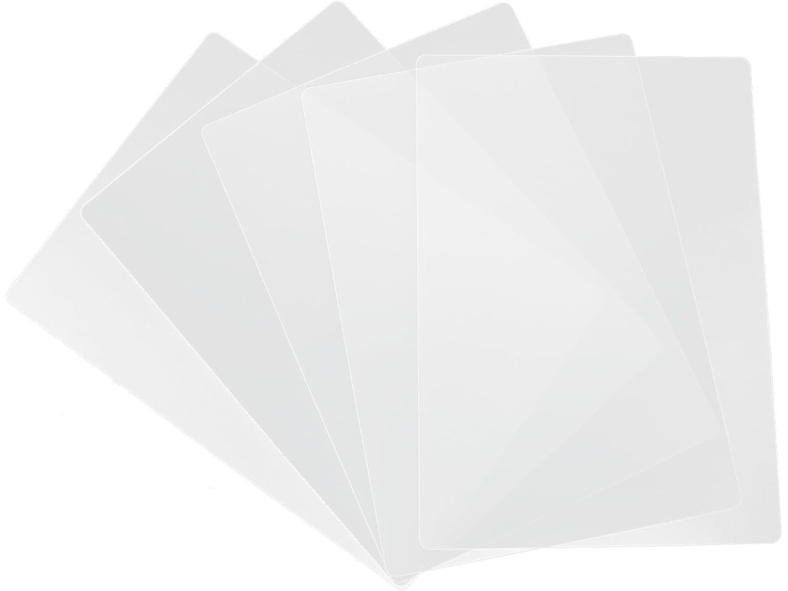 Conjunto De 5 Pranchetas Transparentes Antiderrapantes Magiclulu A4, Em Plástico, Para Materiais