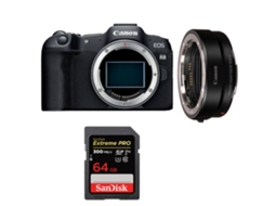 Eos R8 Corpo + Ef eos R + 1 Sandisk 64gb Uhs ii 300mb/s + Ebook “20 Dicas para Fotos Que Impressionam” CANON