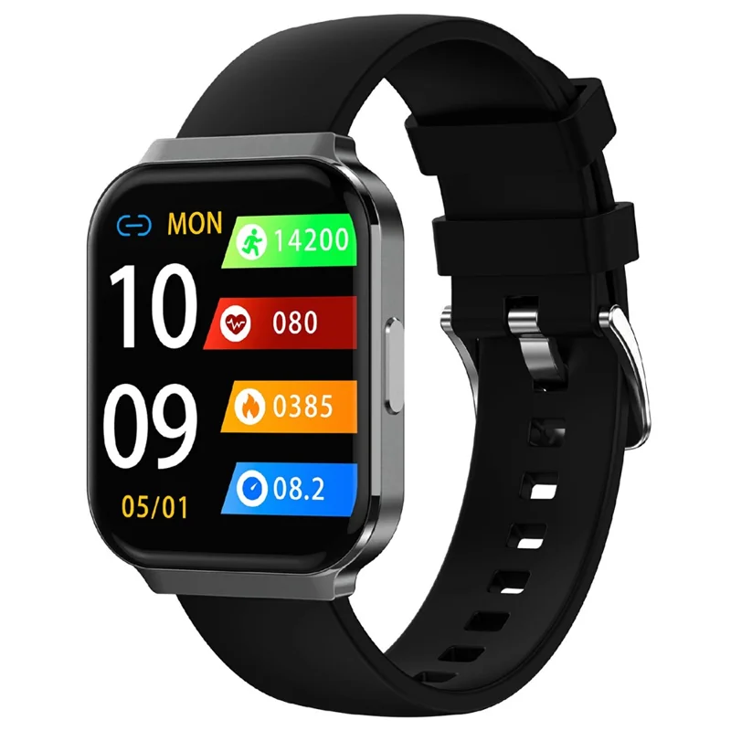 Relógio Inteligente Yuysan D16 Ecrã Hd 1,75 Polegadas Bluetooth Ip68 Chamadas Frequência Cardíaca Sono Preto