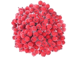 Decoração de Frutos Silvestres Cristalizados Flores Artificiais Arranjos de Flores para Árvores de Natal Guirlandas de Mesa de Natal