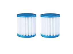 2 Cartuchos De Filtro Para Piscina - 79 Mm De Diâmetro * 89 Mm De Altura