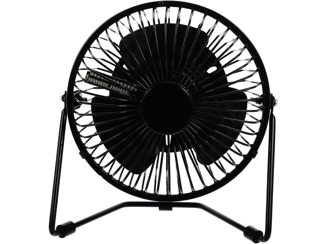 Mini Ventilador SFUSHOS de Mesa Portátil, Usb, Display Led, Relógio Programável