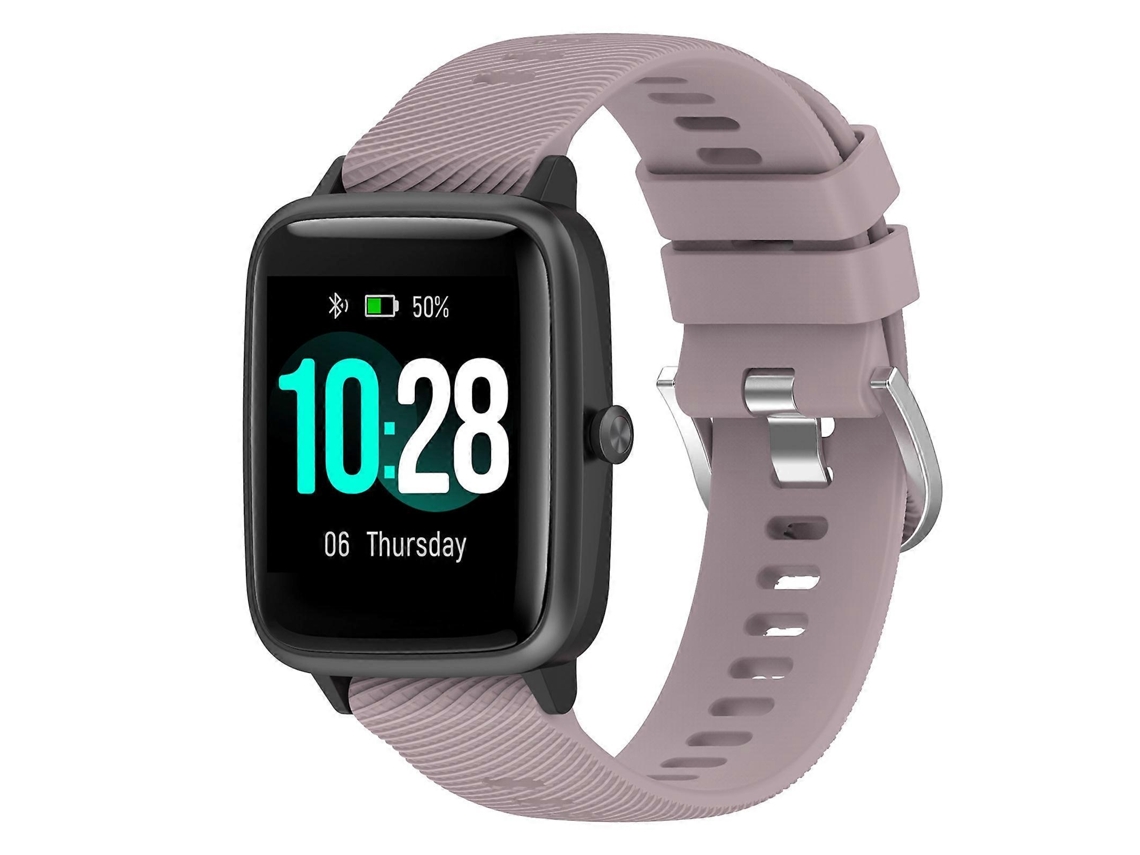 Pulseira De Silicone Texturizada Cruzada De 19 Mm Para Xiaomi Haylou Solar Ls01
