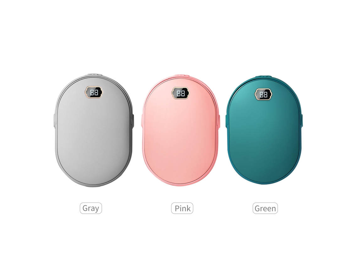 Aquecedor De Mãos 2 Em 1 Com Bateria De 5000mah - Laxiscreed Para Inverno