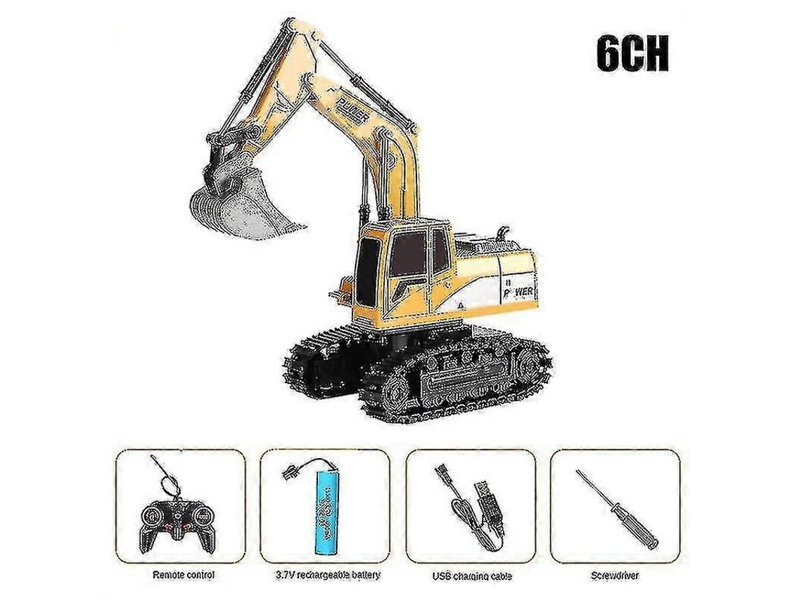 Carro Telecomandado De Construção Com Controlo Remoto
