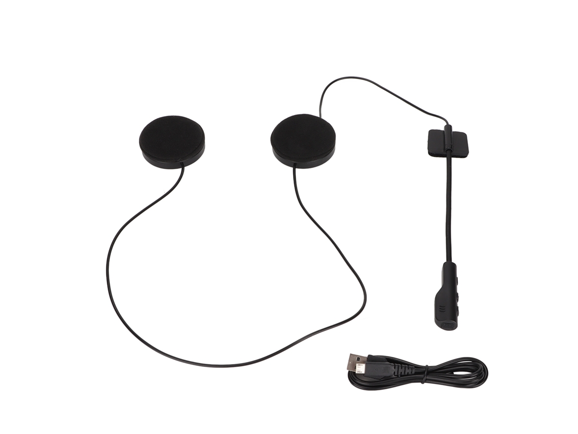 Fones De Ouvido Para Capacete 5v 0,5w, Com Controle Remoto, Despertador, Viva Voz, Bateria De Longa Duração Para Capacete De Motocicleta