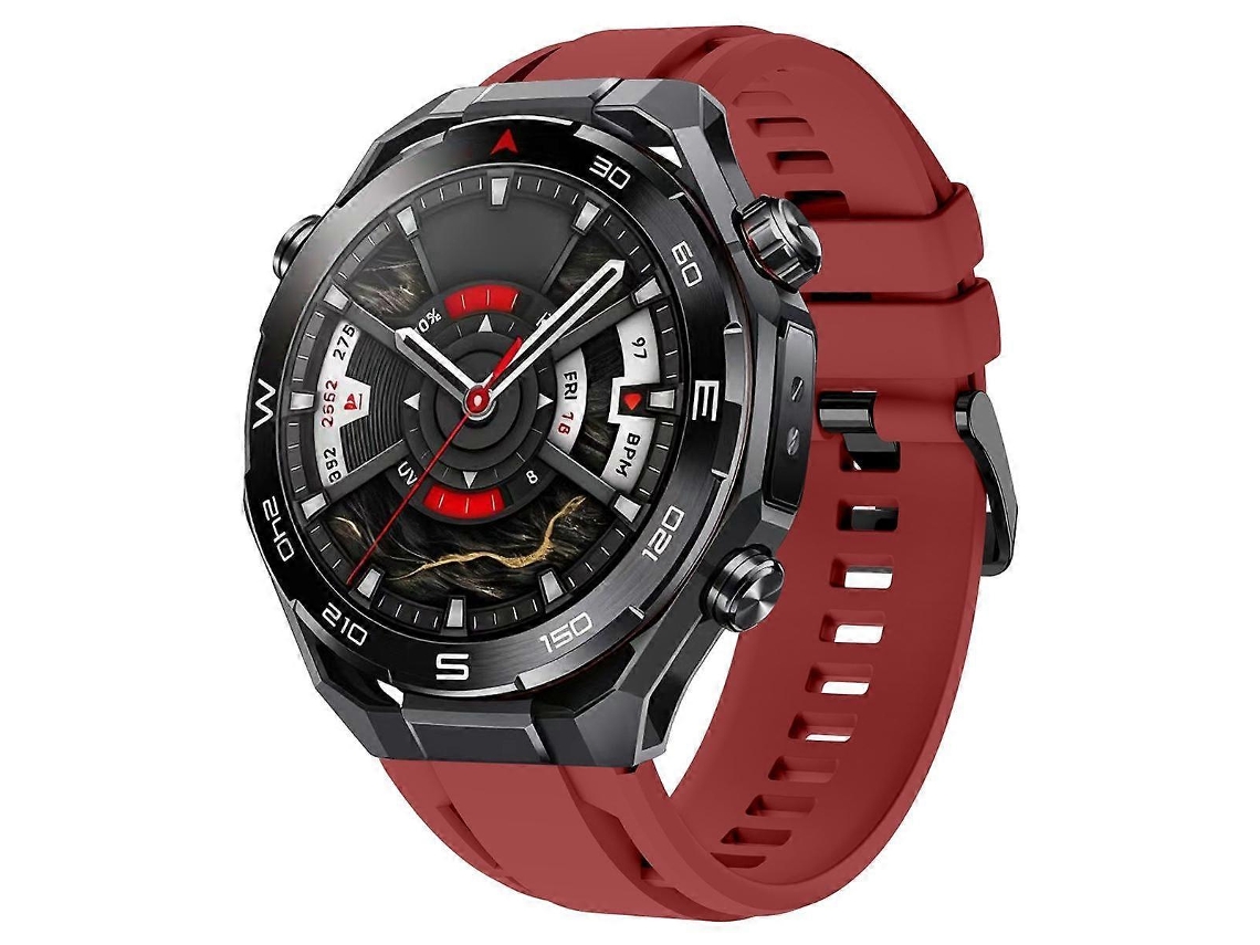 Pulseira De Silicone Esportiva Com Fivela Preta Xdfind Para Huawei Watch Ultimate 2