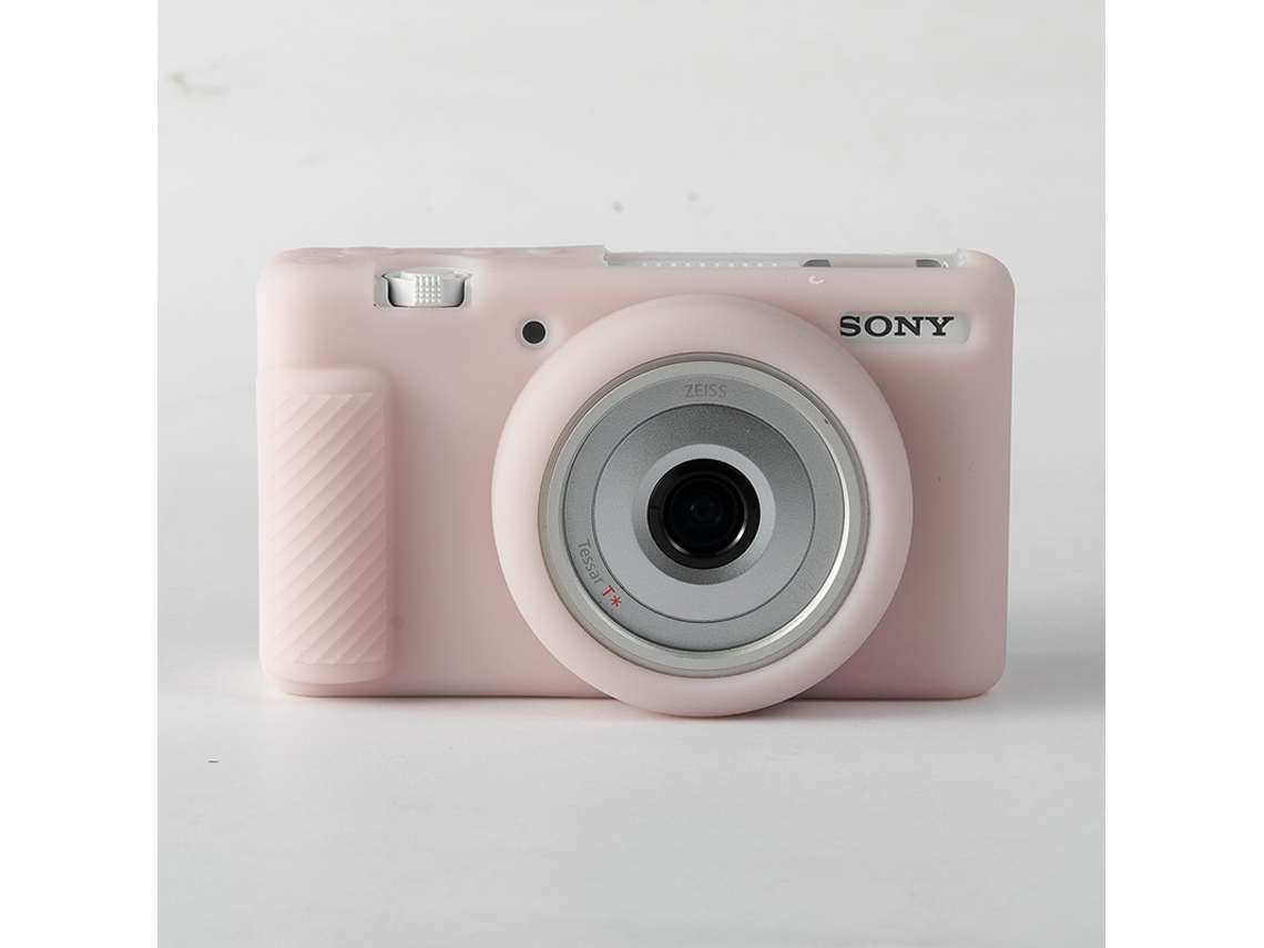 Capa CHRUI para Sony Zv 1f/zv 1 Ii Silicone À Prova de Arranhões Rosa Gelado