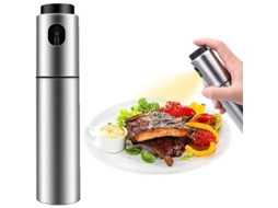 Frasco de óleo de cozinha de 100ml, pulverizador multifuncional, aço inoxidável, controle de óleo portátil