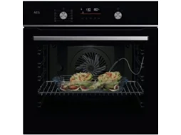 Forno Multifunções AEG OA5PB531AB SteamBake (71 L - AquaClean e Pirólitico - Preto) 