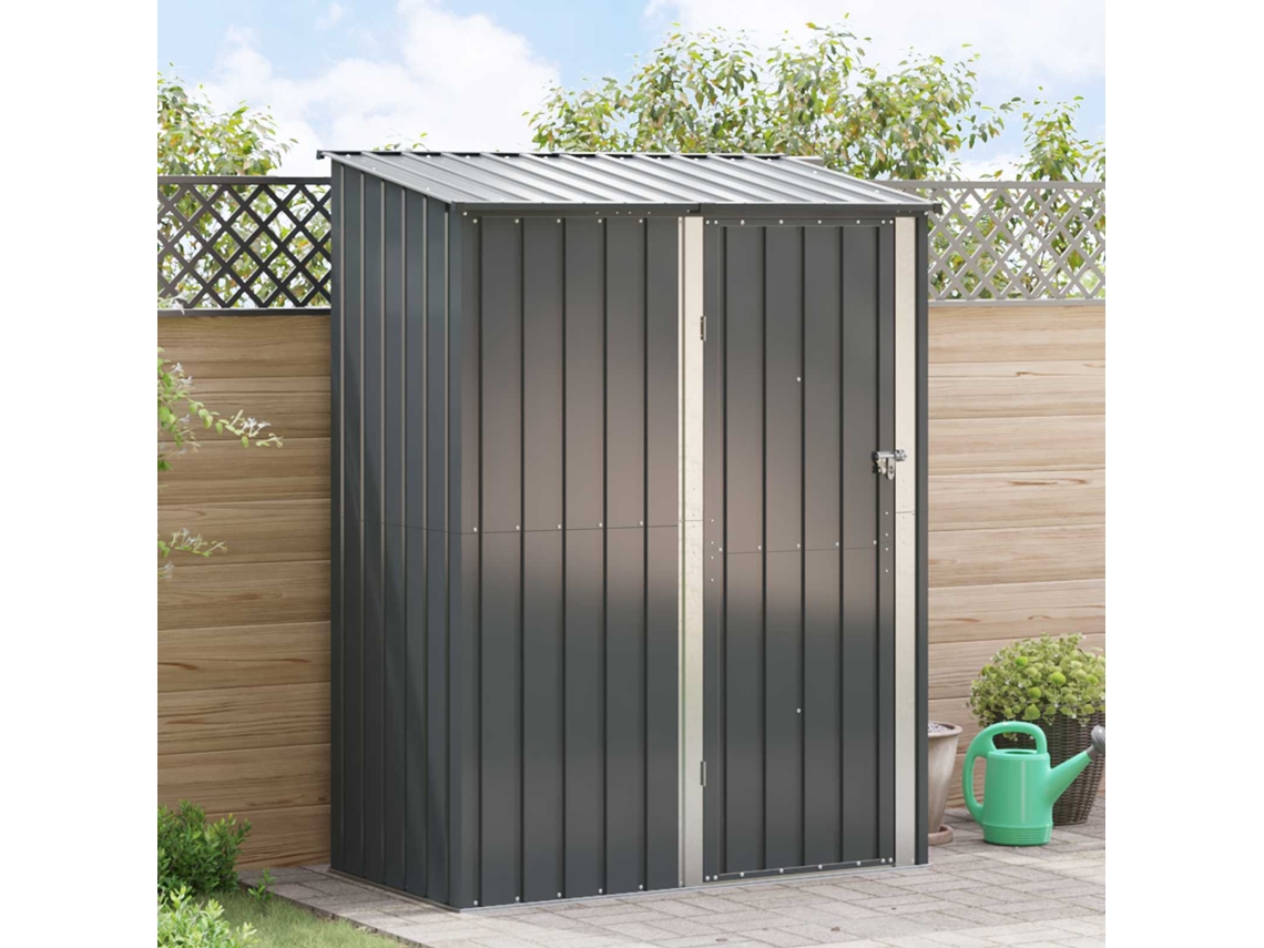 Vidaxl Abrigos De Jardim Antracite 153,5 X 86 X 200 Cm Metal
